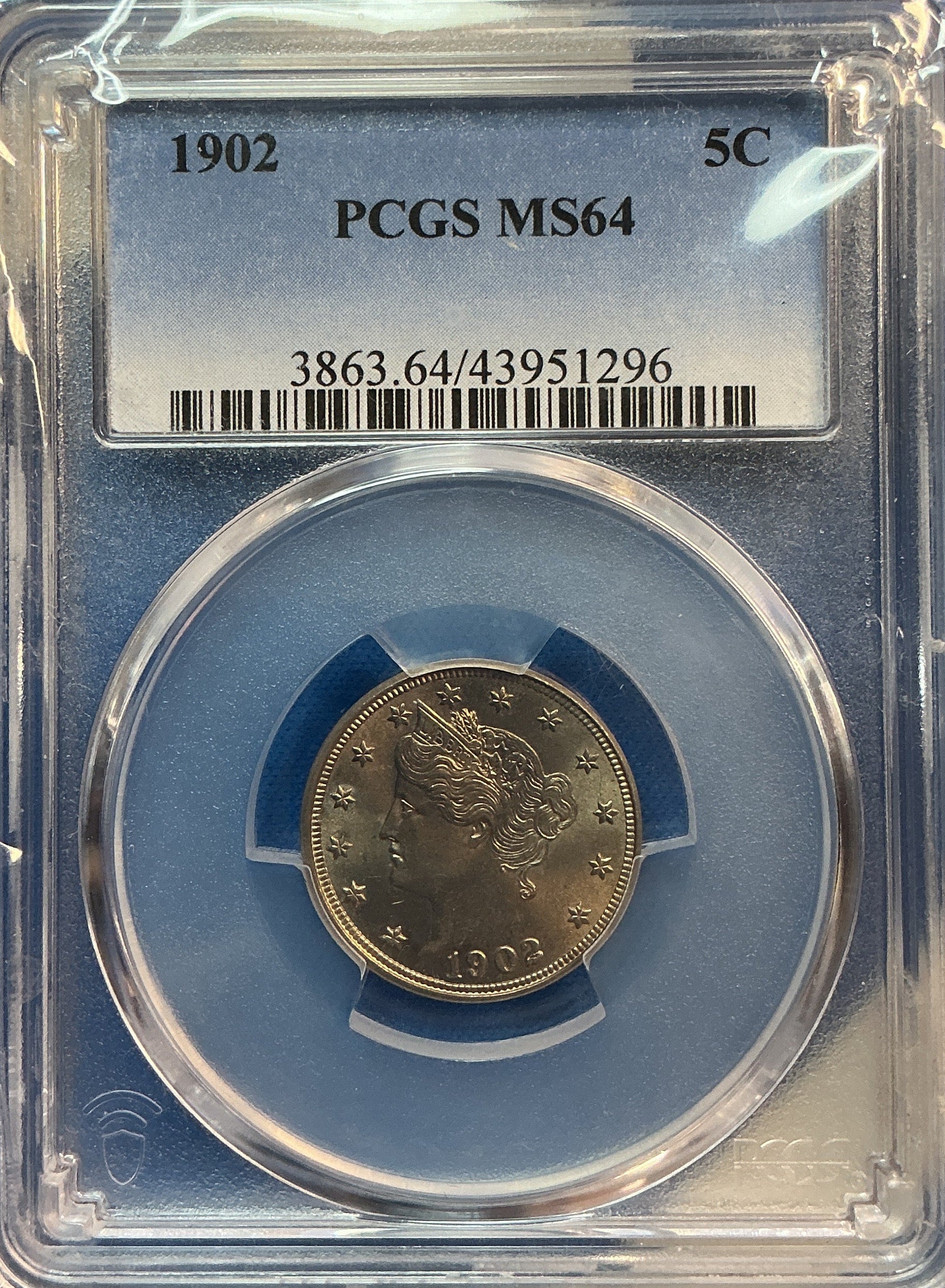 1902 Liberty Nickel, Gem Eye Appeal. PCGS MS-64. Store #GNL015