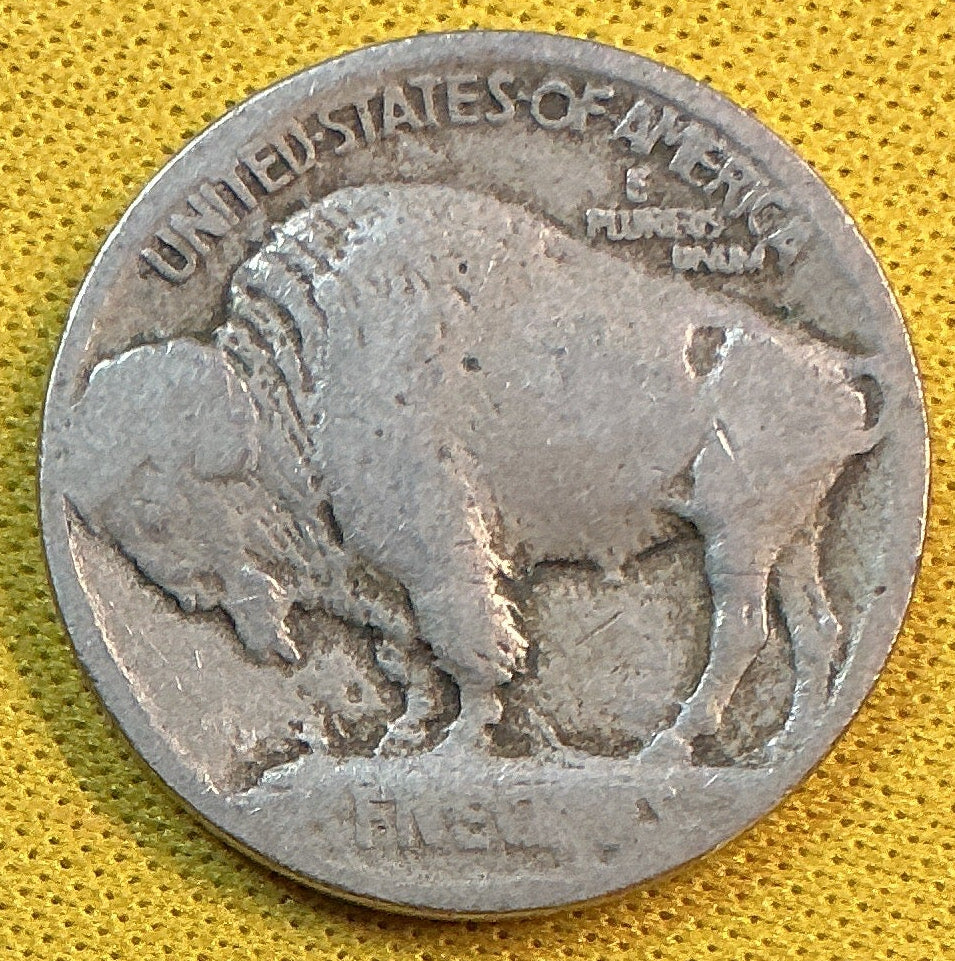 1913 Buffalo Nickel, Type 1, Very Good Circulated Coin, Store #NL928