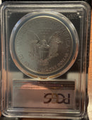.999 Silver, 1 Troy Ounce, 2016(W) American Silver Eagle, PCGS MS-70, Store