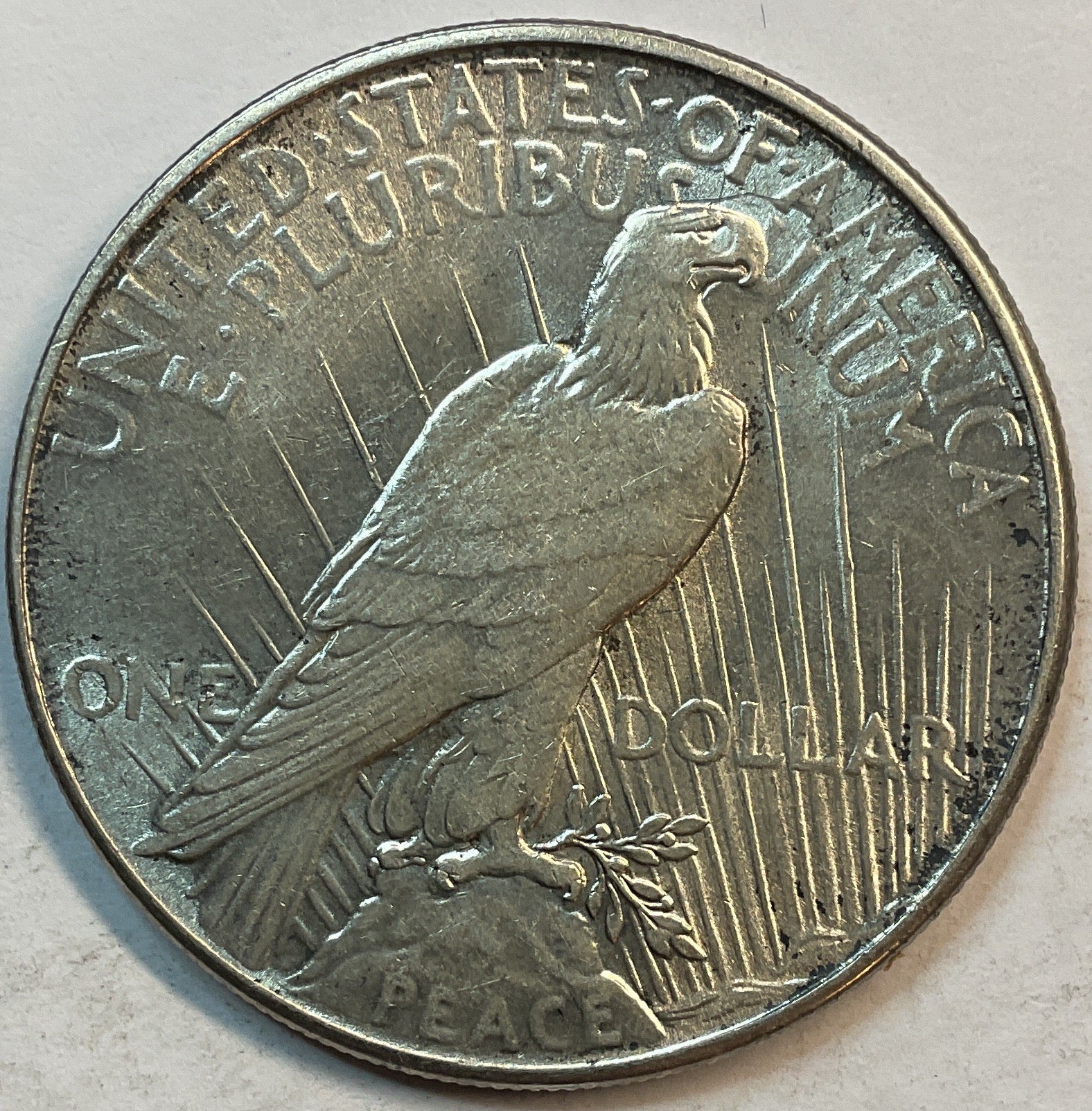 1934 Peace Silver Dollar, Mint State Uncirculated Coin, Store Sale #DR0353
