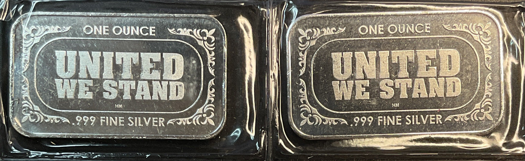 .999 silver, 1 Troy Ounce, American Flag Silver Bar Bullion, Store #SR015