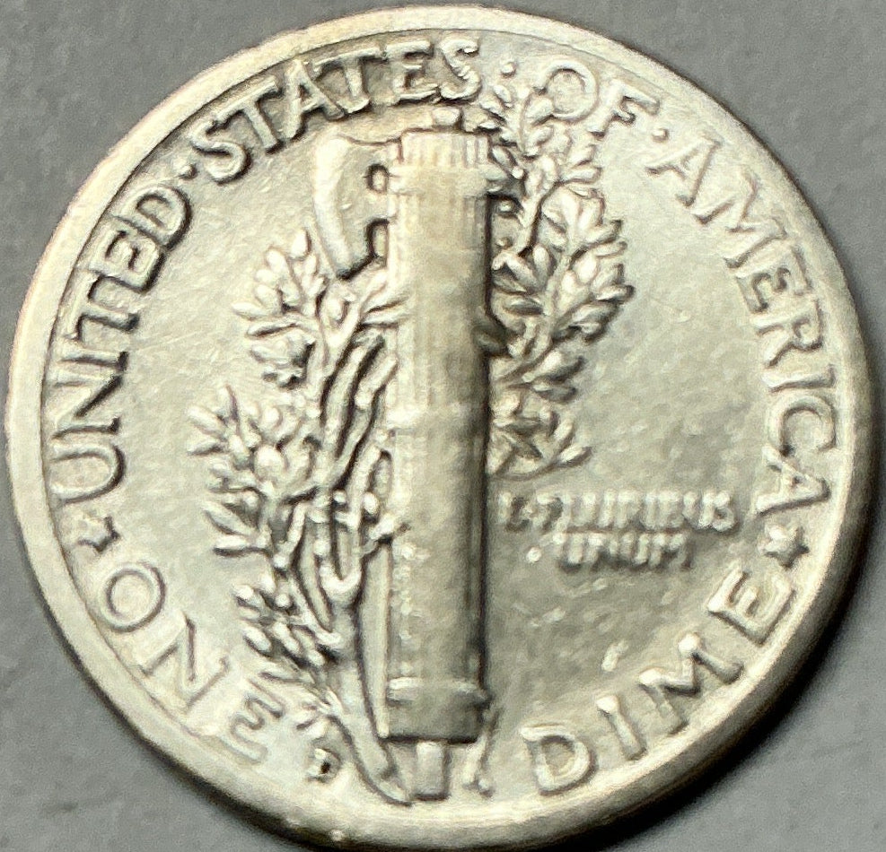 1937-D Mercury Dime, Fine Circulated Coin, Store #DE0991