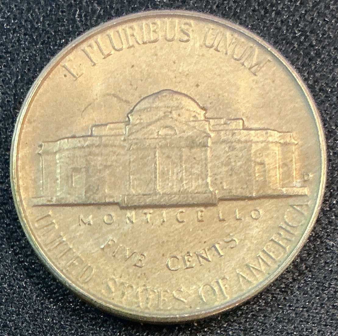 1950-D Jefferson Nickel, About Uncirculated Coin, Store #NL1104