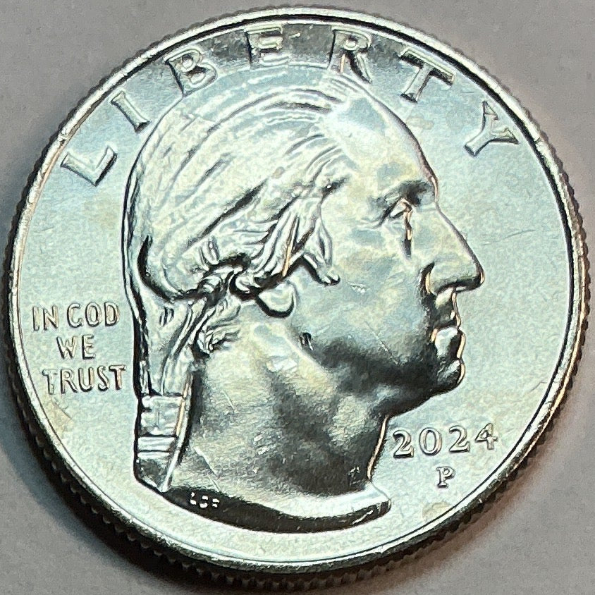 2024-P Reverend Dr. Pauli Murray, Washington Quarter, American Women Collection 2022-2025