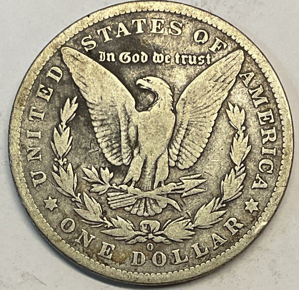 1881-O Morgan Silver Dollar, Very Good-Fine Circulated Coin, Store #DR0878