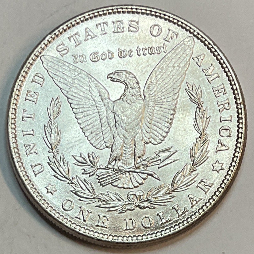 1886 Morgan Dollar, Mint State Uncirculated Coin, Store #DR0936