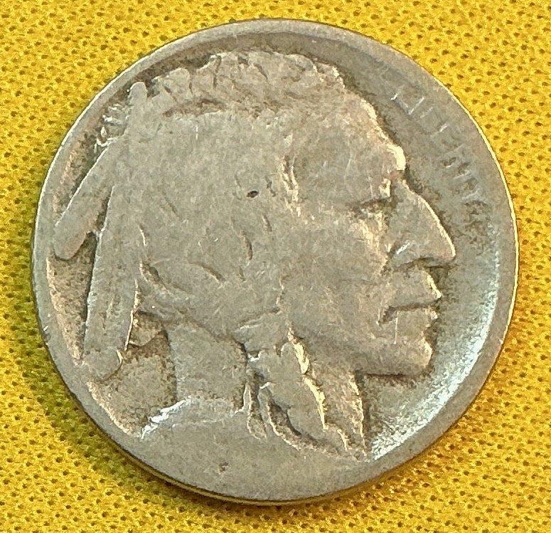 1913-D Buffalo Nickel, Type 2, Good+ Circulated Coin, Store #NL944
