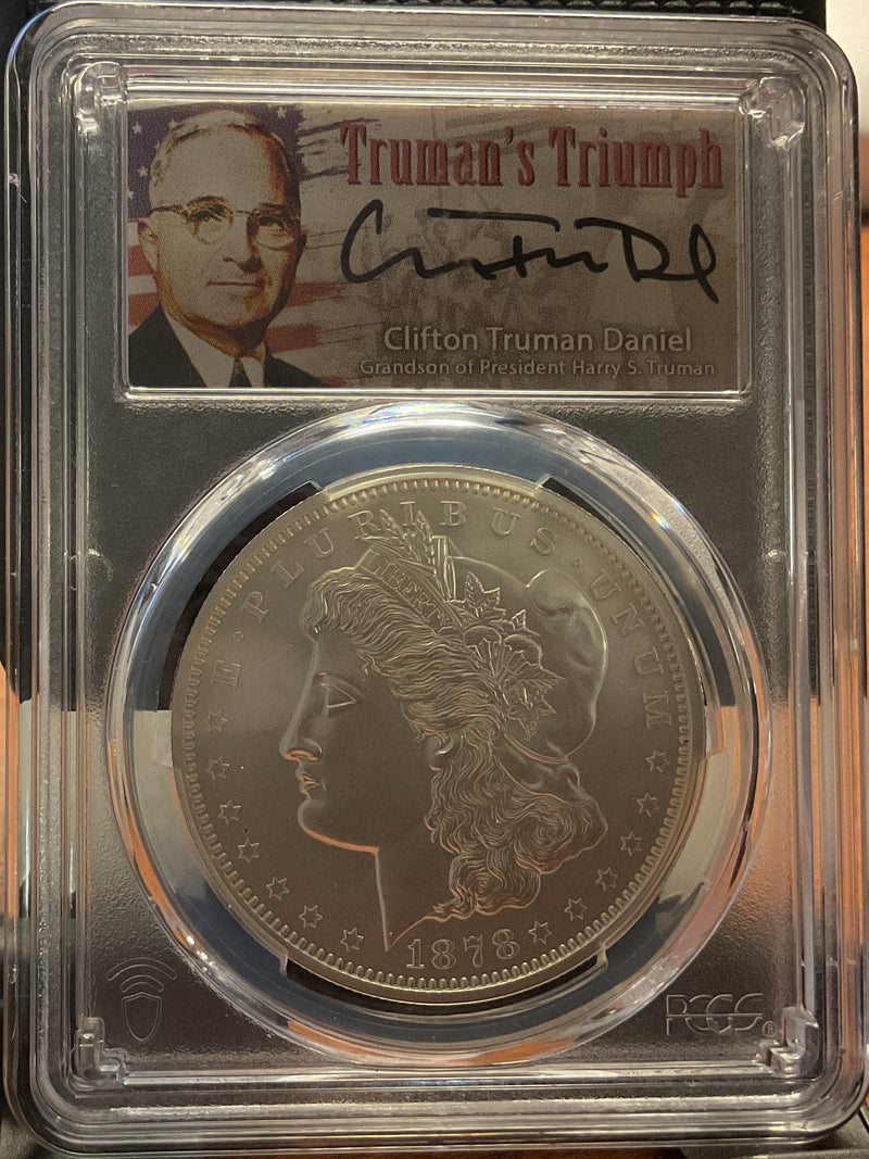 .999 silver, 1 Troy Ounce, 2023 Fiji Privy Morgan Ag, PCGS MS-70, Store