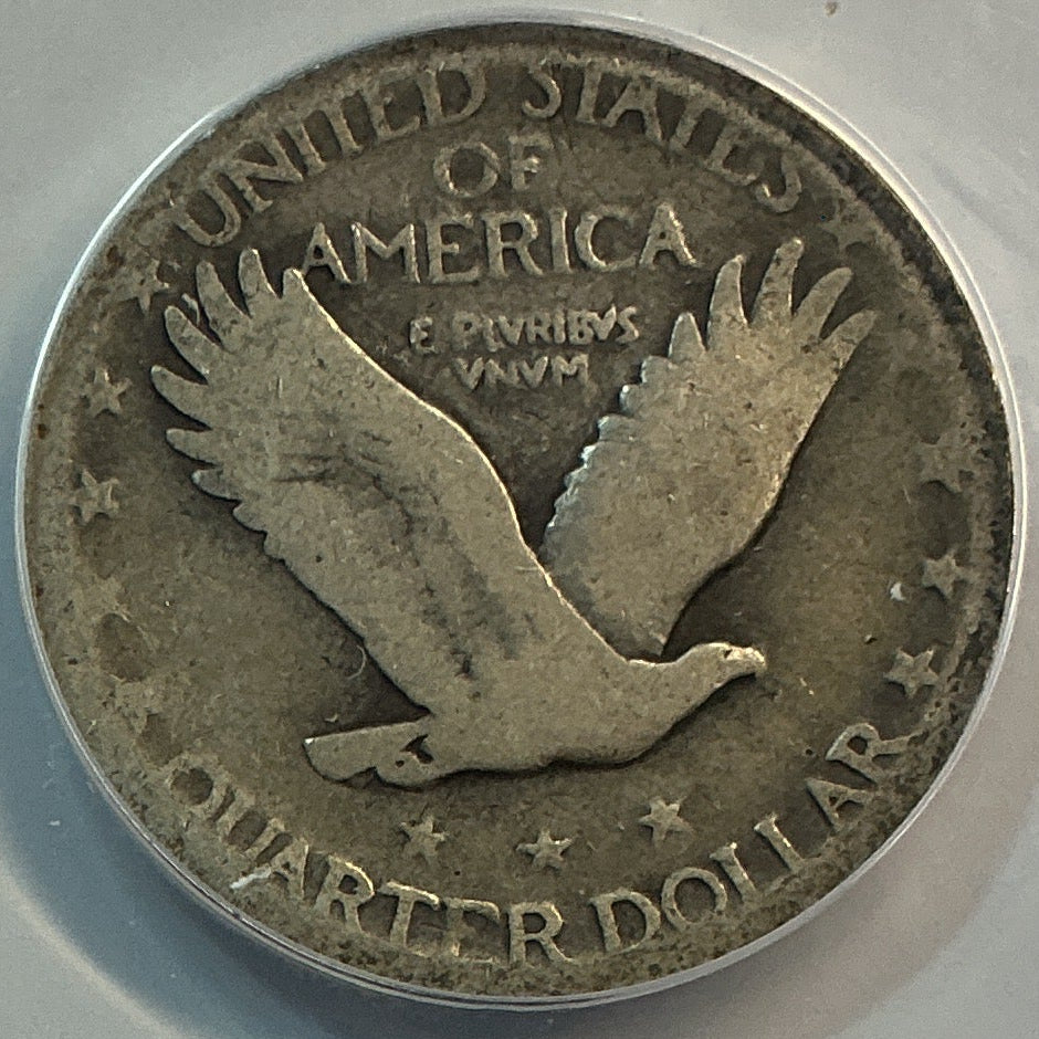 1927-D Standing Liberty Quarter, ANACS AB-3, Store #QR1627