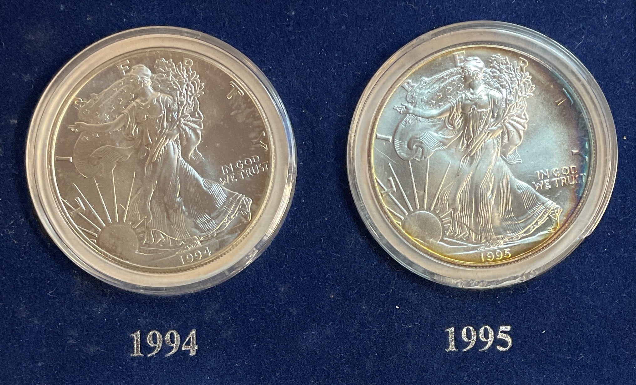 1986-2000 American Eagle Silver Dollar Collection, 15 Coins! Store# AE001