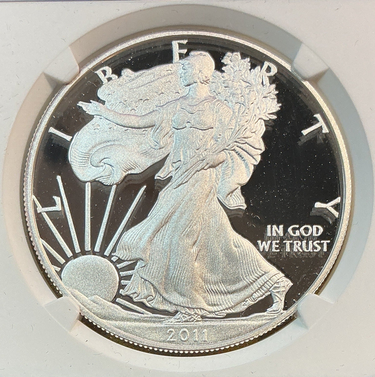 2011-W American Silver Eagle $1, NGC PF-70 Ultra Cameo, Store #AE0554