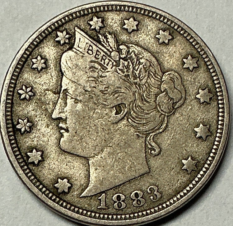 1883 Liberty Nickel, Very Fine Circulated Coin, Store #NL681