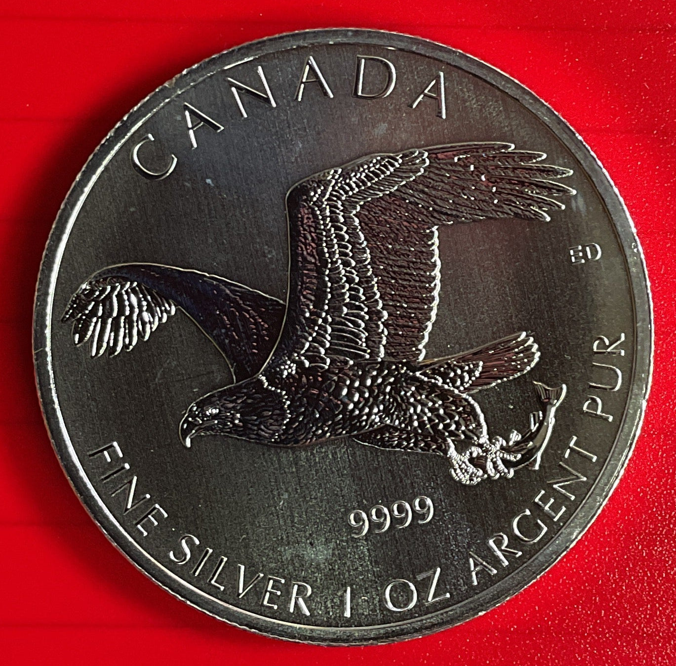 2014 $5, Canada Maple Leaf, Wild life Silver Round Bullion, 9999 silver, 1 Troy Ounce