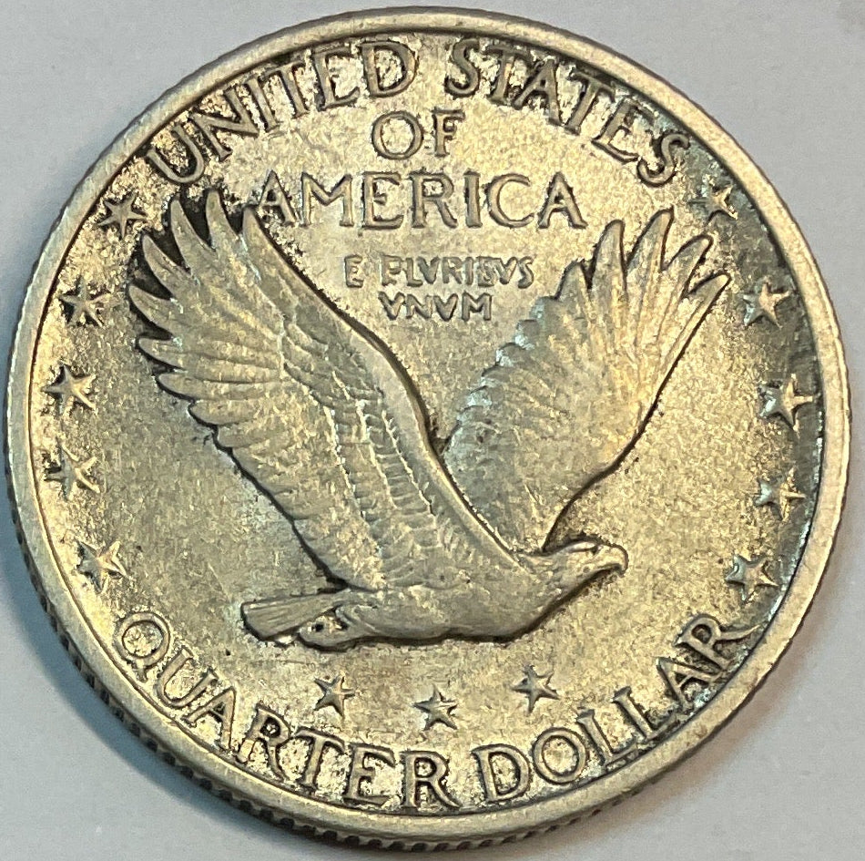 1924, Standing Liberty Quarter, Uncirculated Coin, Store #QR1168