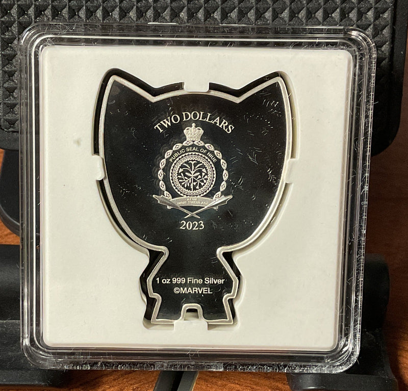 .999 Fine Silver, Marvel Black Panther, 1 oz Silver Coin, Great Christmas Present,