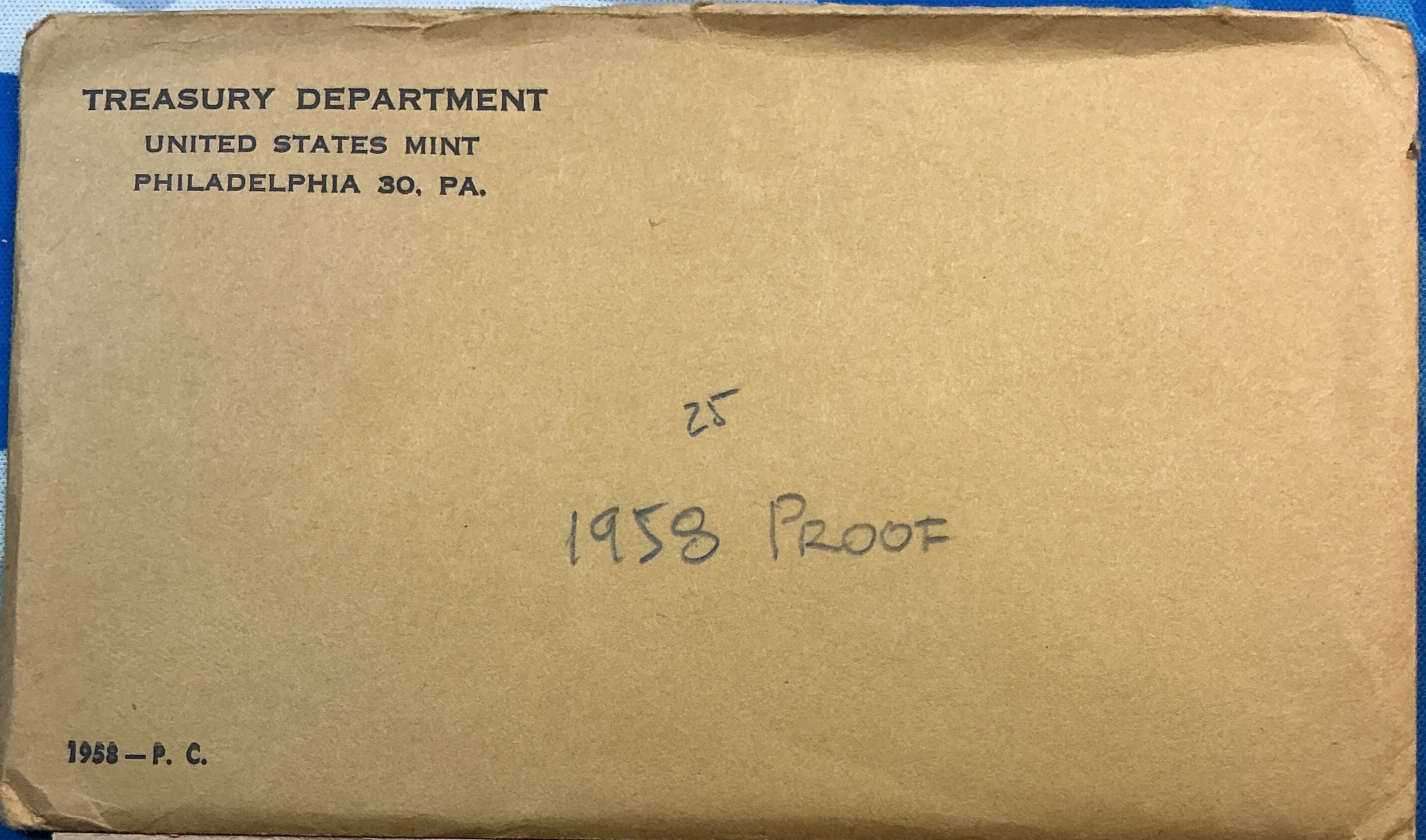 1958 United States Uncirculated 5-Coin Proof Set