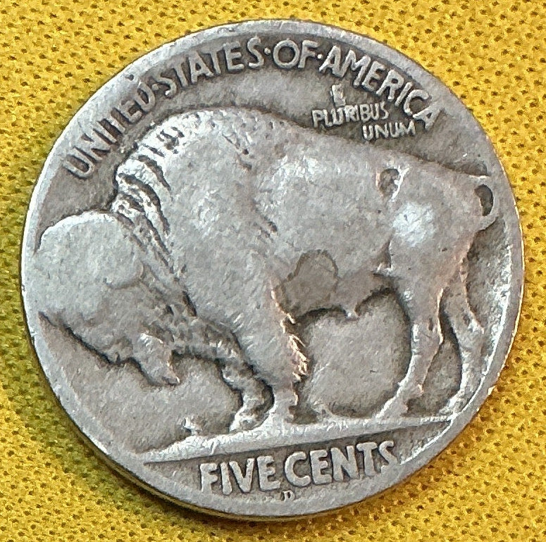 1924-D Buffalo Nickel, Good Circulated Coin, Store #NL1043