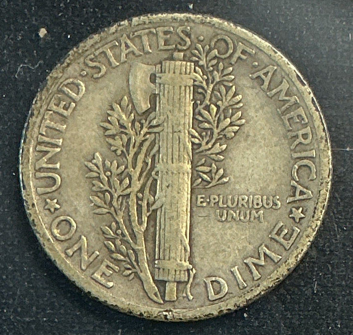 1936 Mercury Dime, Fine Circulated Coin, Store #DE0635