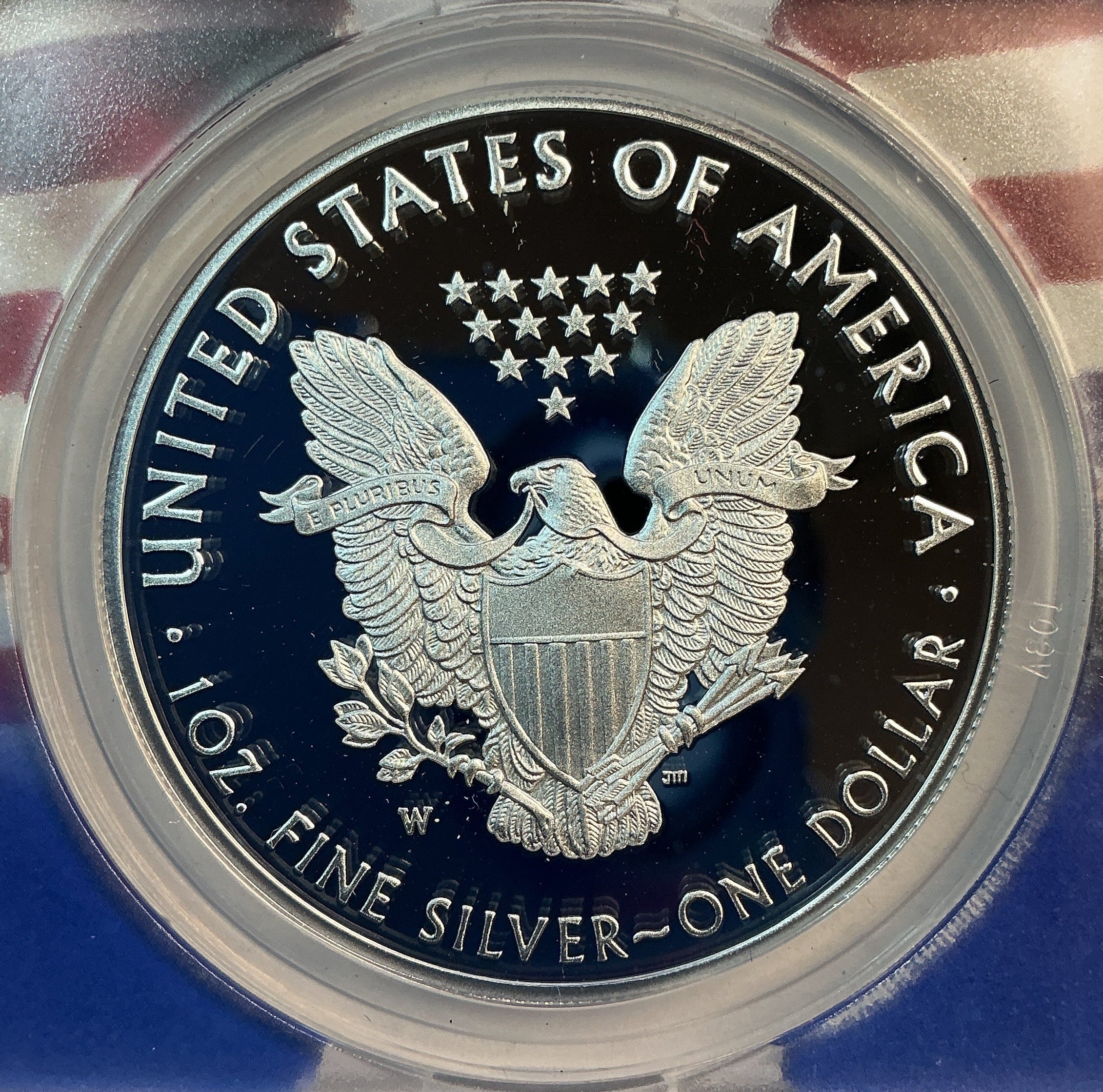2020-W American Silver Eagle, ANACS PR-70 DCAM, in BOX, Store# AE0348