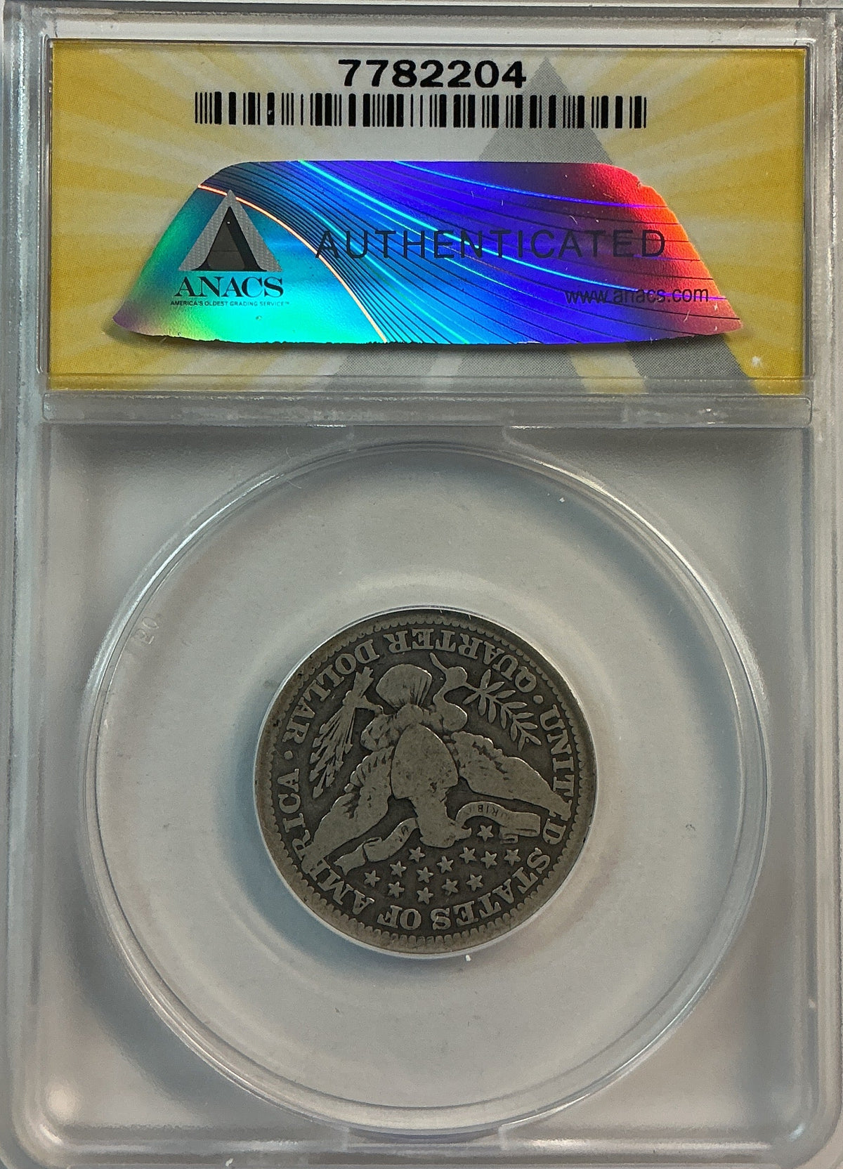 1916 Barber Quarter, ANACS Good 6. Store #QR1480