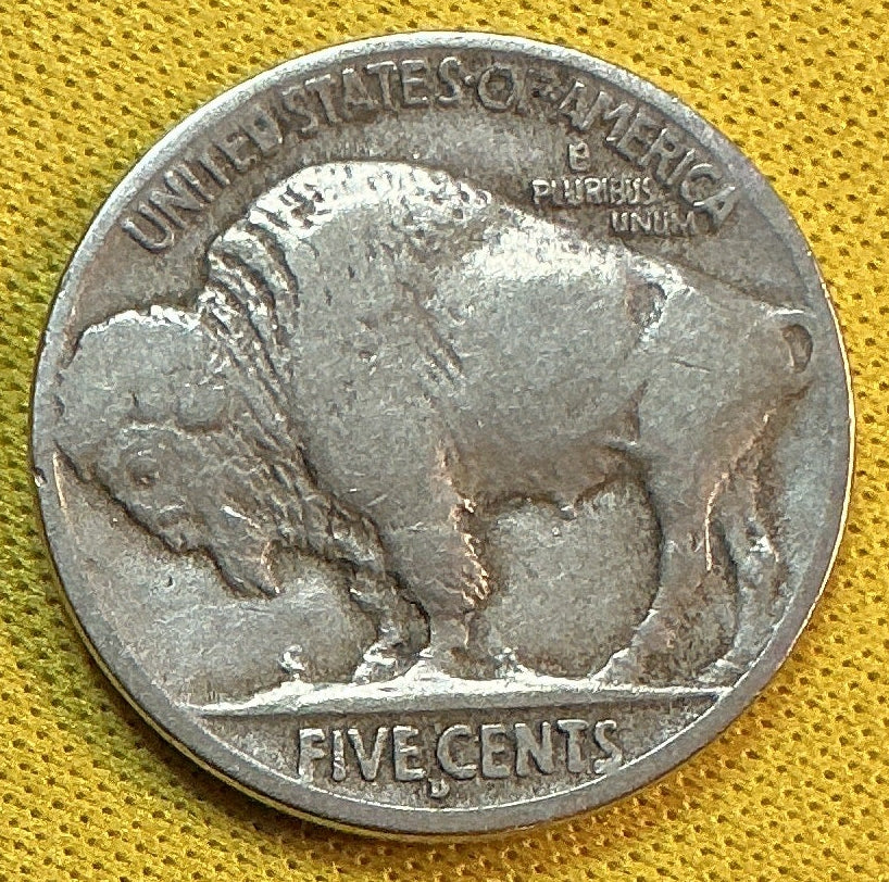1917-D Buffalo Nickel, Very Good+ Circulated Coin, Store #NL982