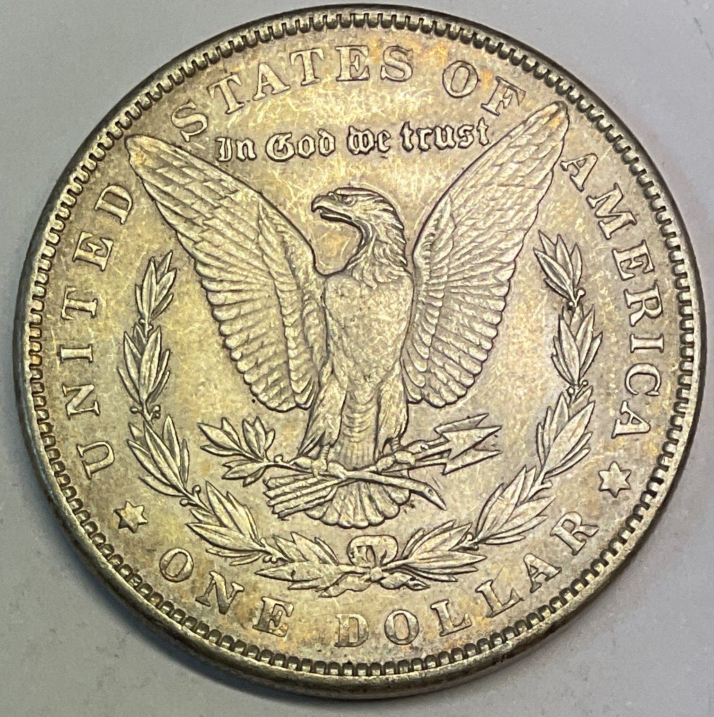 1889 Morgan Dollar, About Uncirculated Coin, Store #DR0898