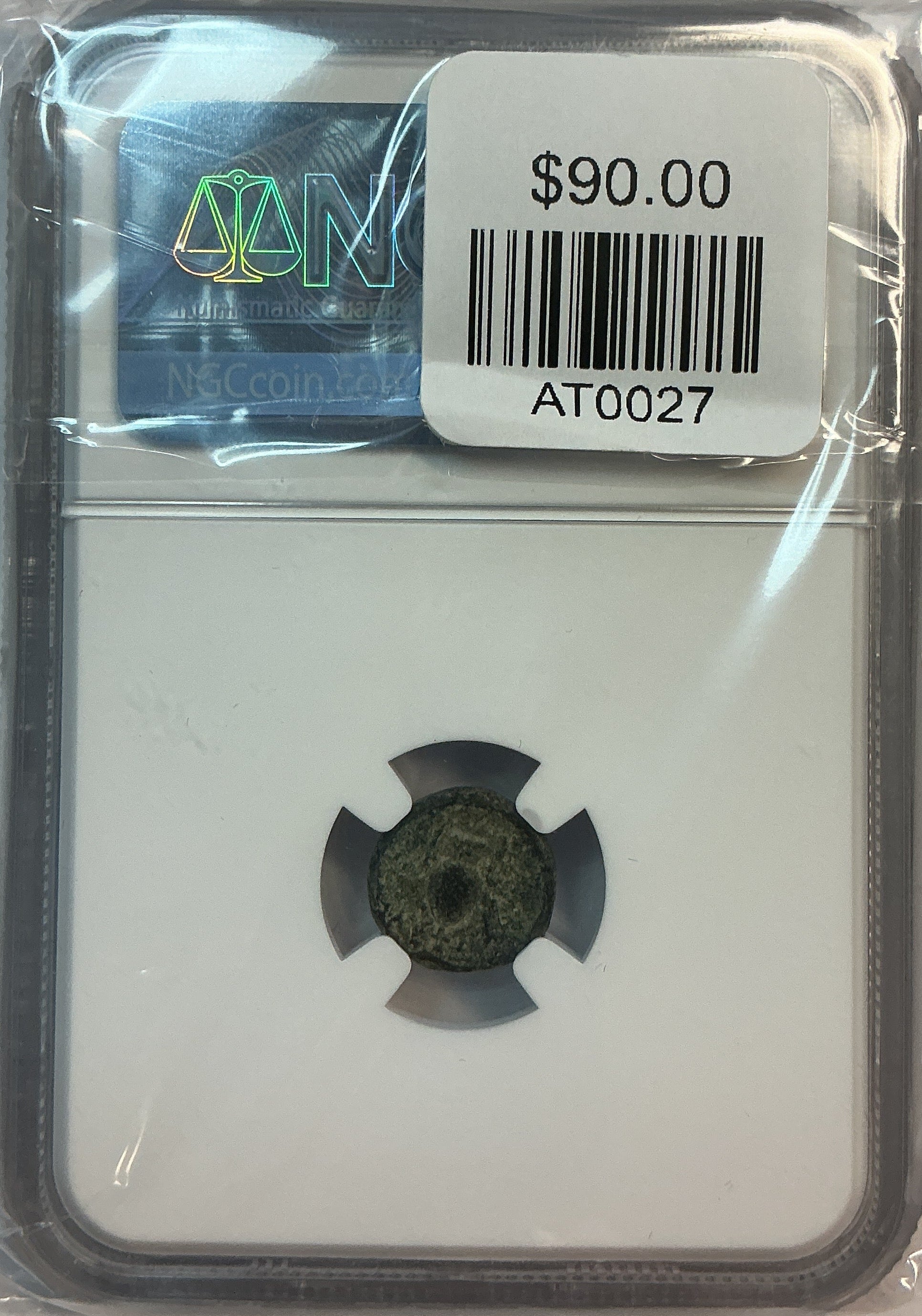 Ancient Coinage, Aeolis, Myrina, 2nd-1st Centuries BC, AE12, Store #AT0027