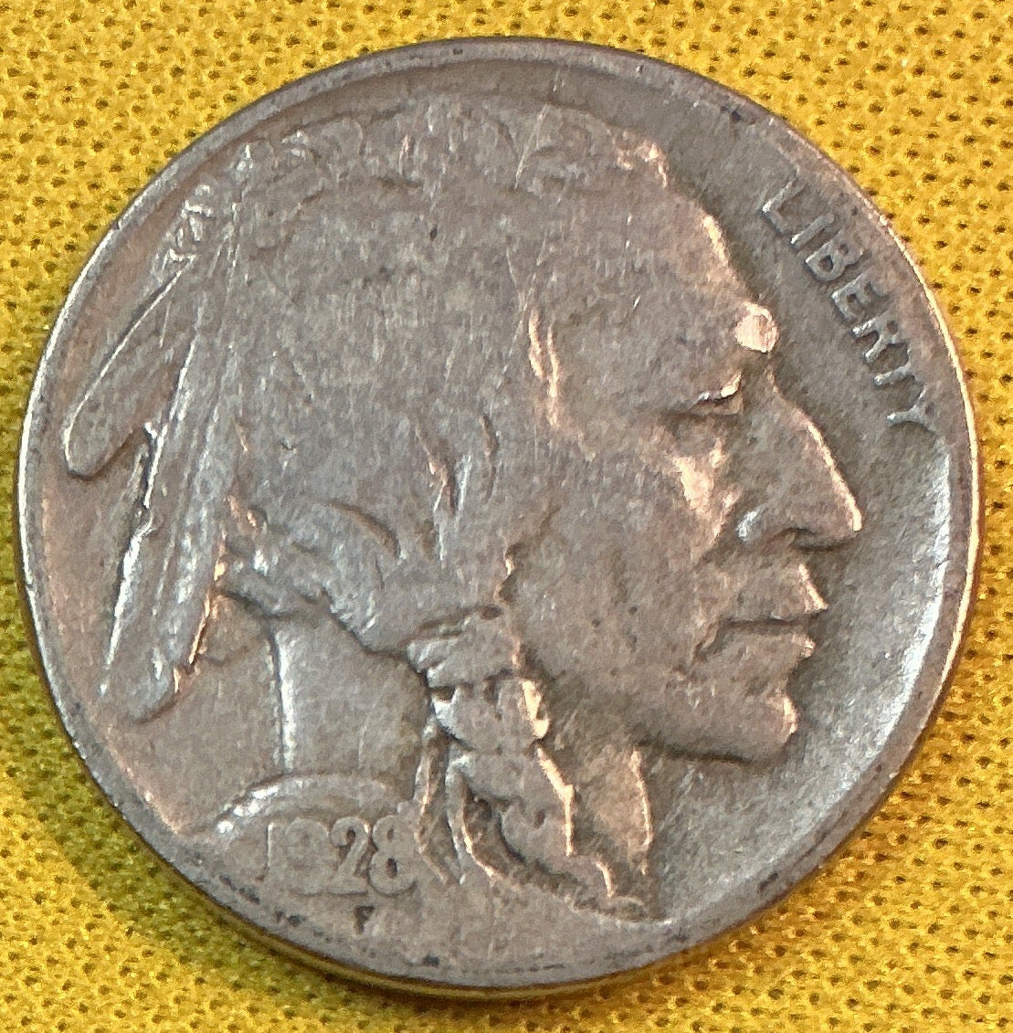 1928-S Buffalo Nickel, Very Good Circulated Coin, Store #NL1074