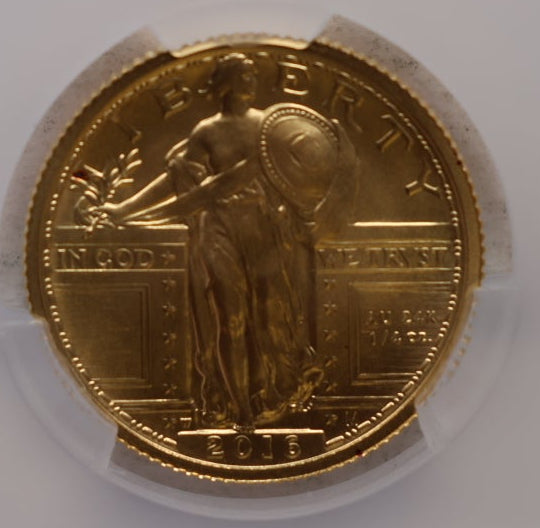 2016-W Gold Standing Liberty Commemorative Coin. CAC Graded SP69, Store #GMC256
