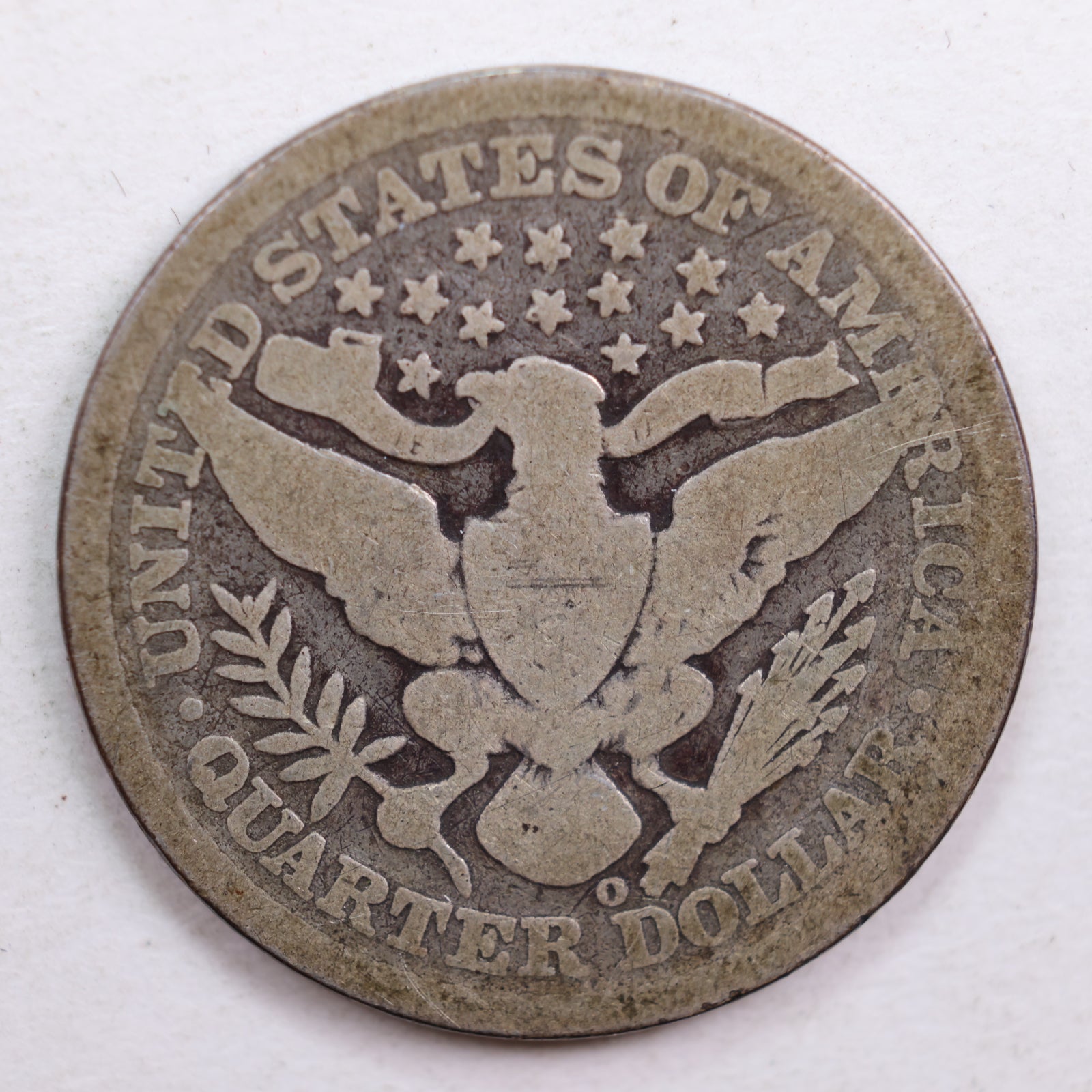 1894-O Barber Quarter, Good Circulated Coin, Store #QR612