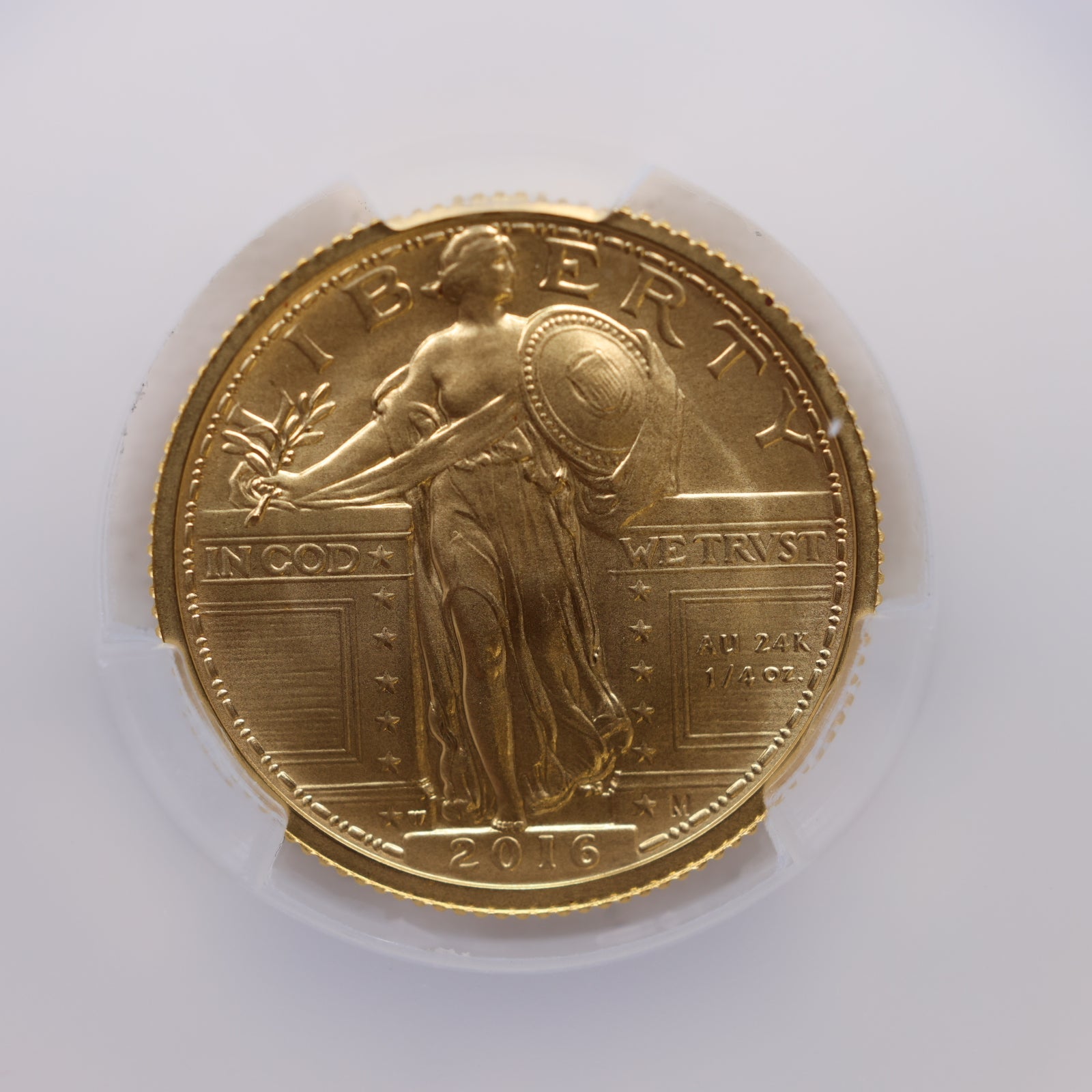 2016-W Gold Standing Liberty Commemorative Coin. CAC Graded SP69, Store #GMC256