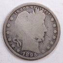 1895 Barber Quarter, Abt Good Circulated Coin, details, Store