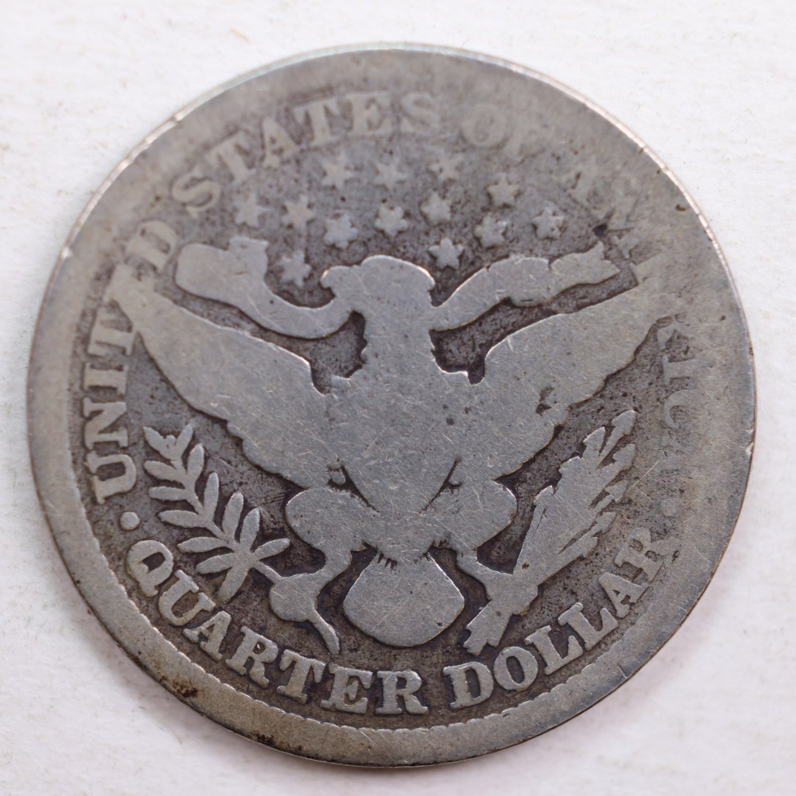 1895 Barber Quarter, Good Collectible Circulated Coin, Store Sale #QR616.