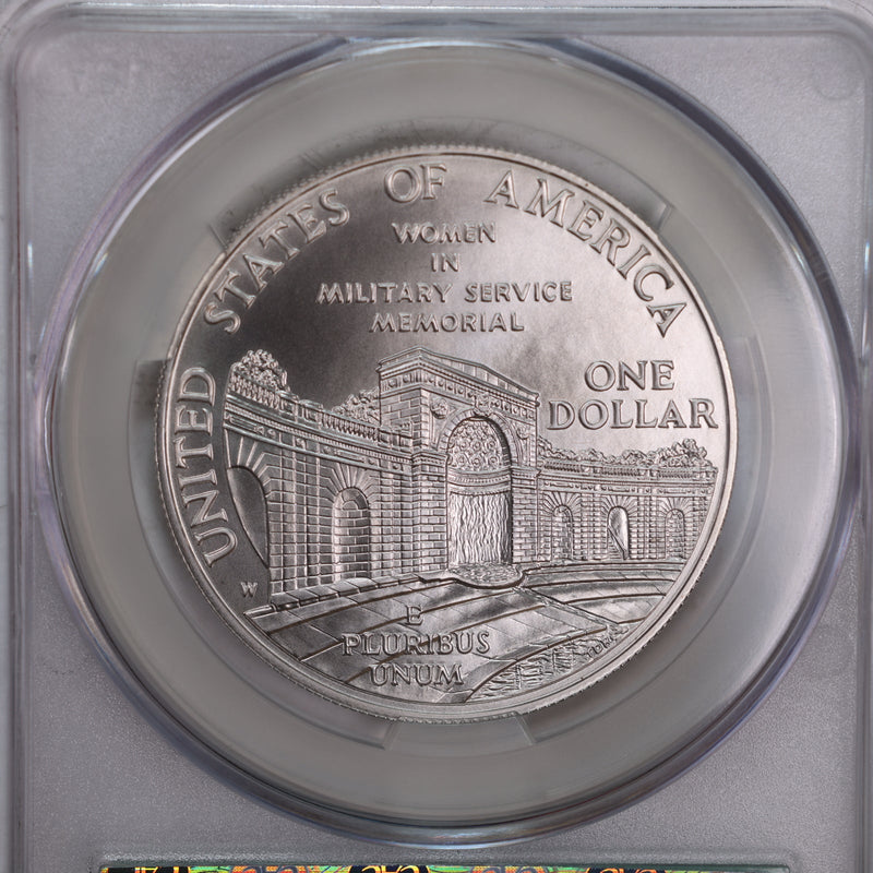 1994-W Women in Military., Silver Commemorative., CAC MS70., Store GMC026