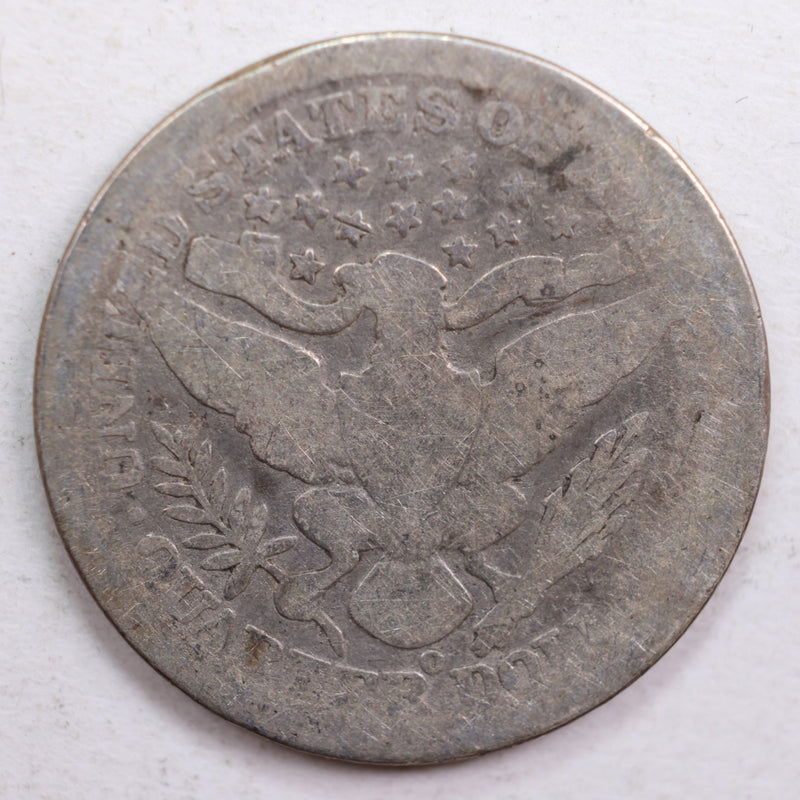 1895-O Barber Quarter, Abt Good Circulated Coin, Store