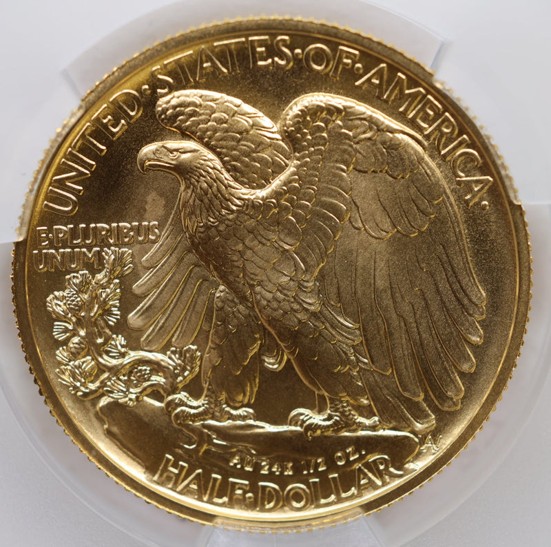 2016-W Gold Walking Liberty Commemorative Coin. CAC Graded SP69, Store