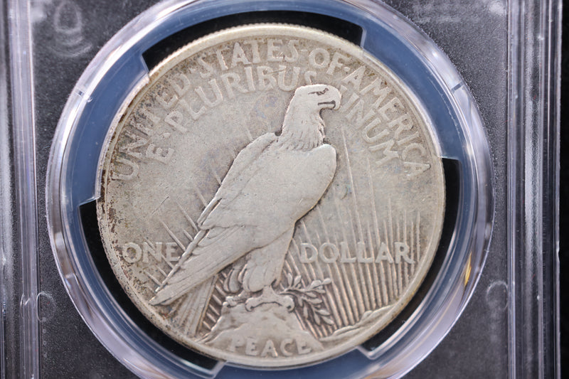 1921 Peace Silver Dollar., PCGS Graded VF-30. Store