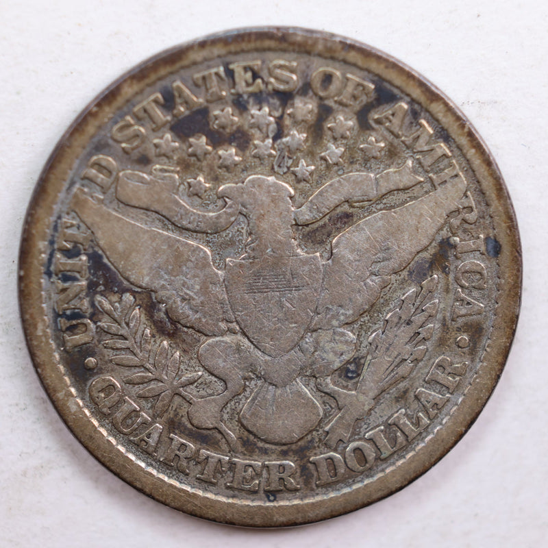1896 Barber Quarter, Very Good Circulated Coin, Store