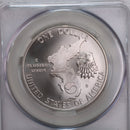 1991-D Korean War Memorial., Silver Commemorative., CAC MS68., Store GMC029