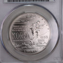 1991-D Korean War Memorial., Silver Commemorative., CAC MS69., Store GMC030