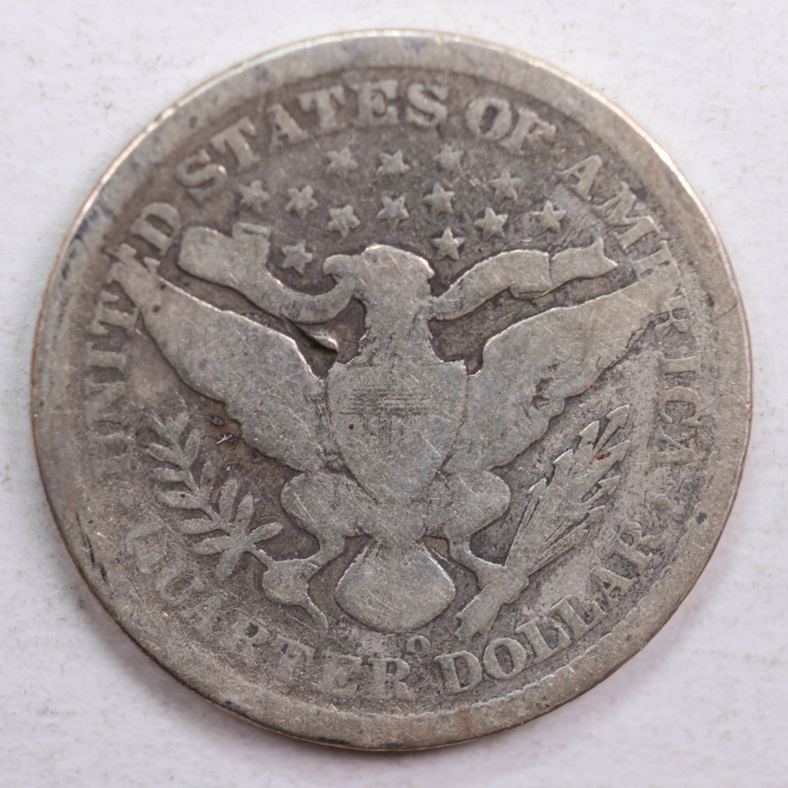 1896-O Barber Quarter, Good Circulated Coin, Store #QR623