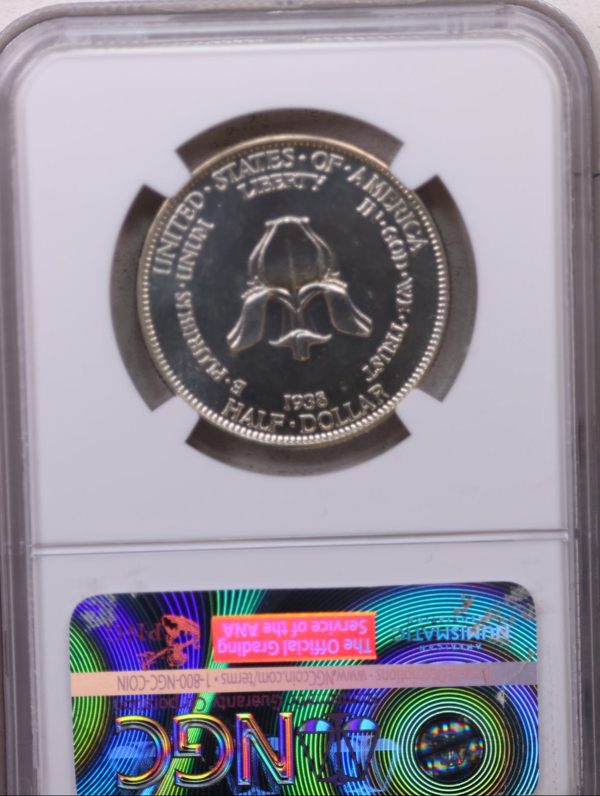 1938 New Rochelle, 'SPECINIM STRIKE, Commemorative, NGC SP-64 CAC, #GEC0059.