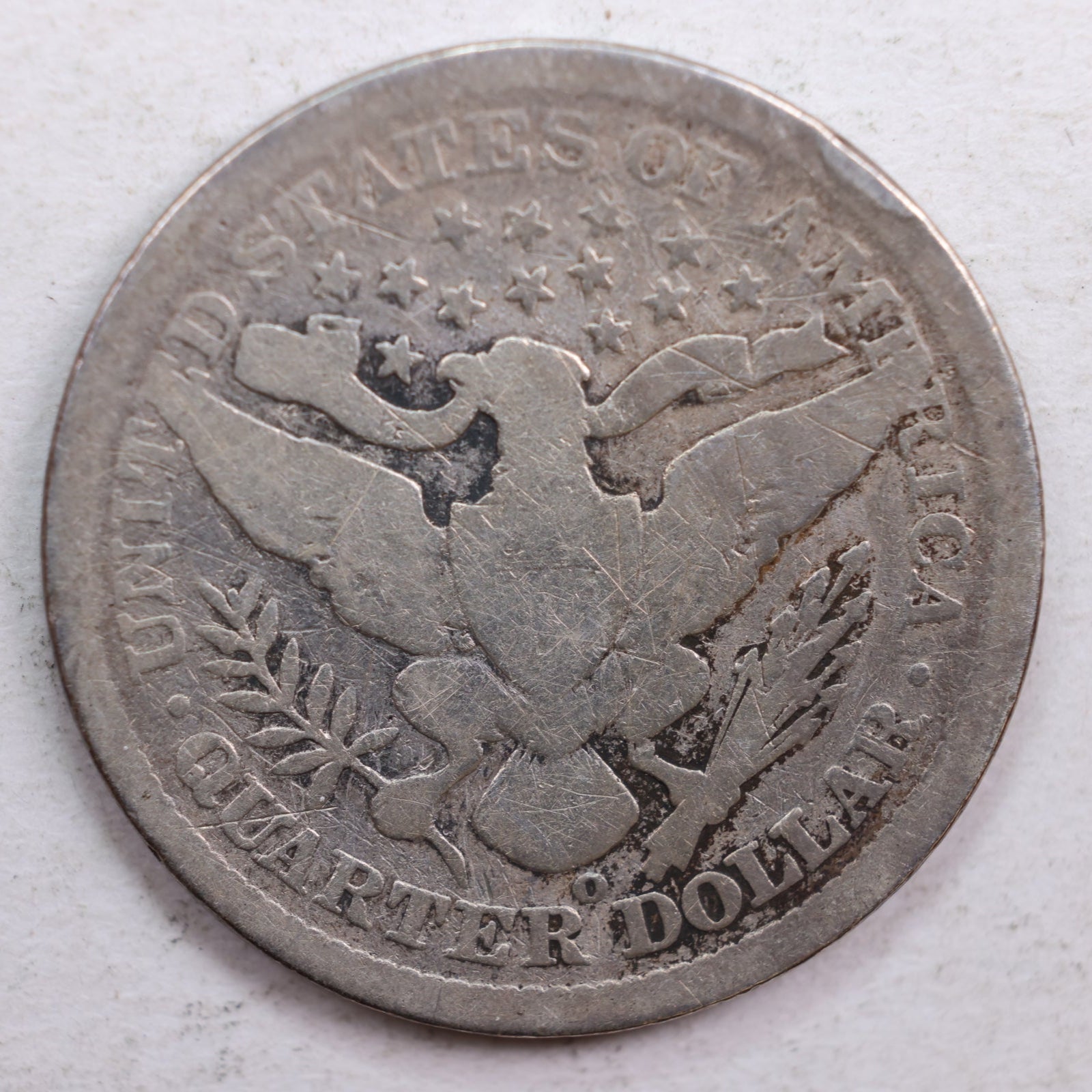 1896-O Barber Quarter, Good Circulated Coin, Store #QR624
