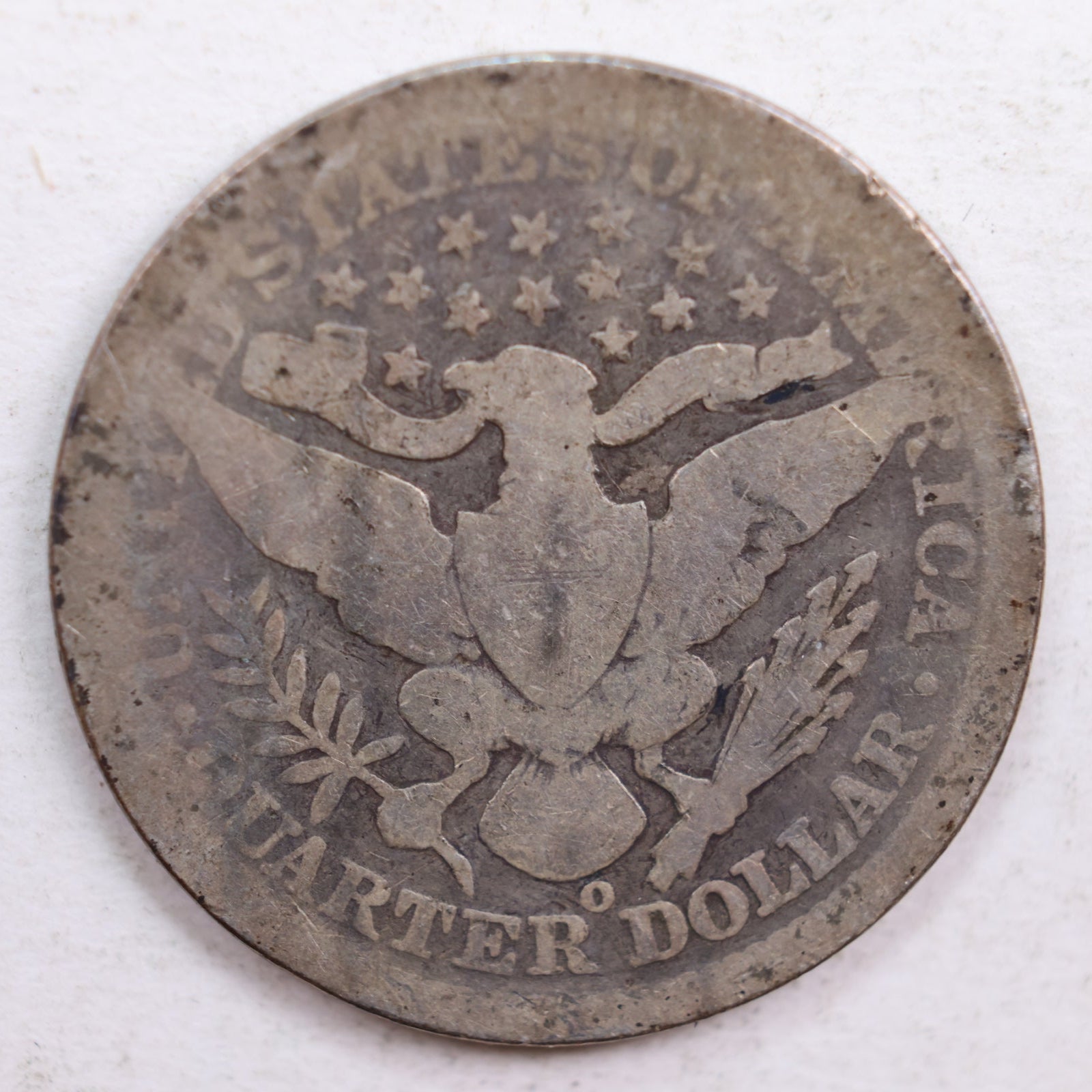 1896-O Barber Quarter, Good Circulated Coin, Store #QR625