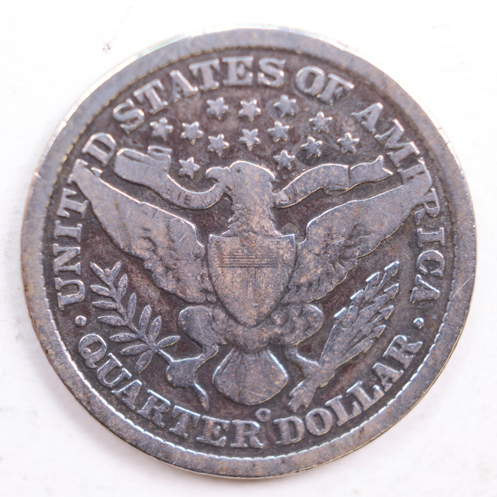 1896-O Barber Quarter, Good Circulated Coin, details, Store #QR630