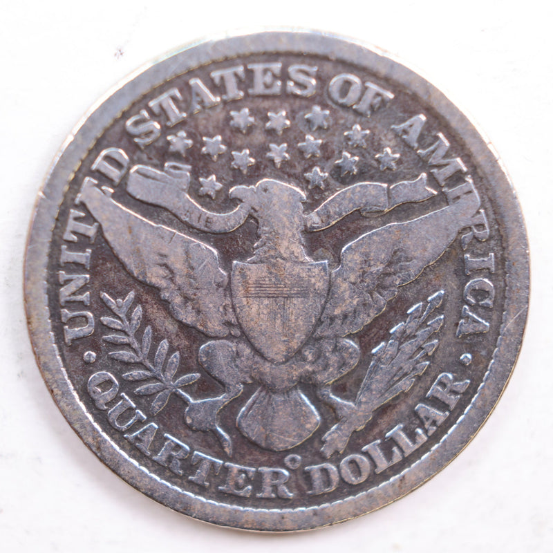 1896-O Barber Quarter, Good Circulated Coin, details, Store