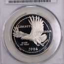 1994-P., U.S. Prisoner of War Museum., Silver Commemorative., CAC PR66., Store GMC037