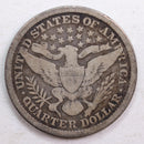 1897-S Barber Quarter, Very Good Circulated Coin, Store