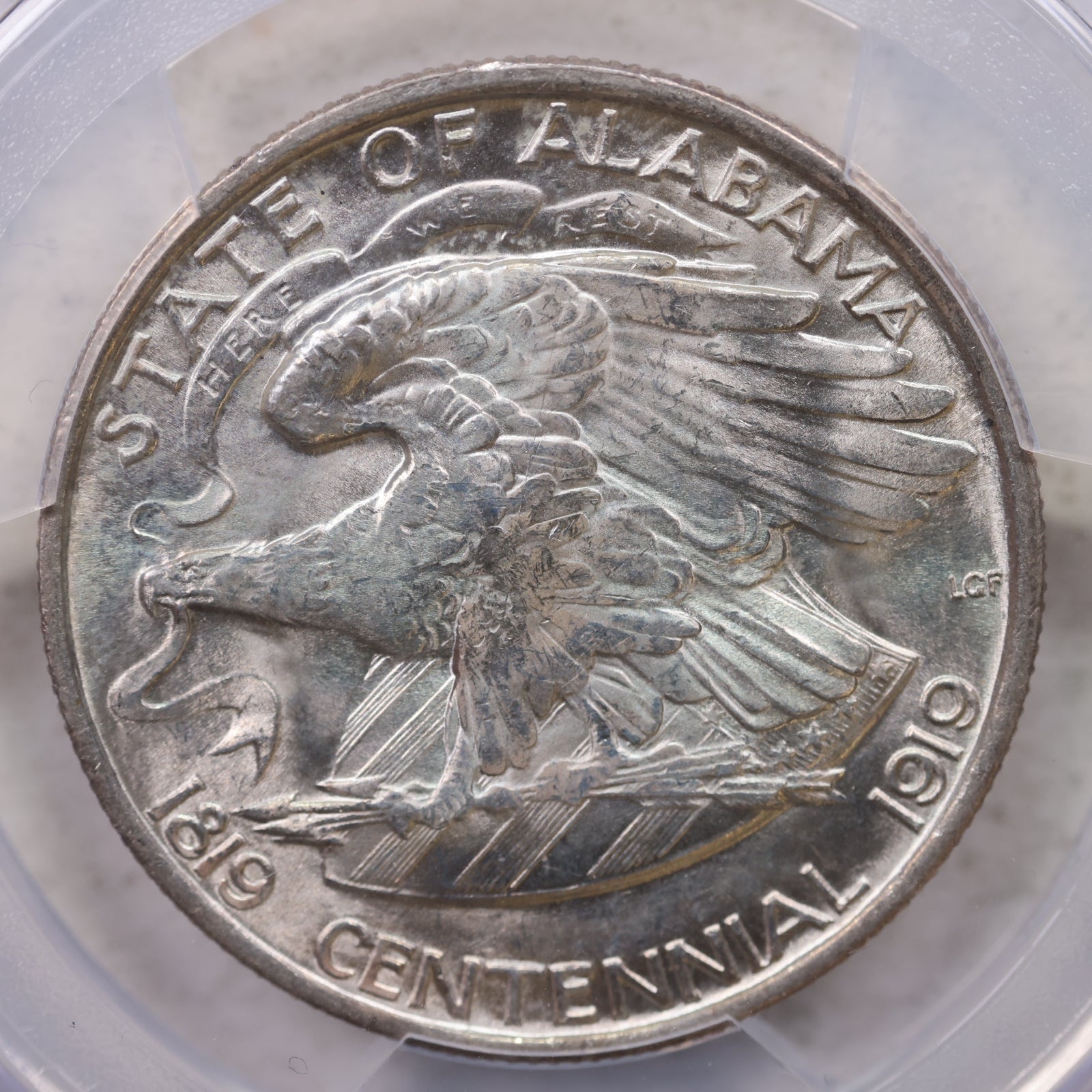 1921 Alabama Silver Commemorative Half Dollar, PCGS MS-66, #GEC0064.