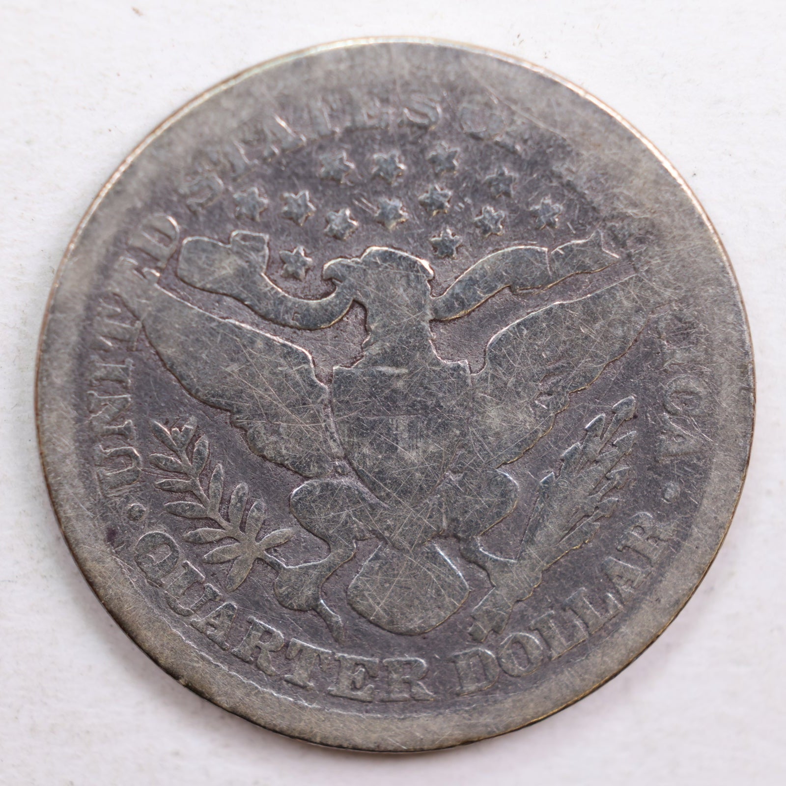 1897 Barber Quarter, Good Circulated Coin, Store #QR634